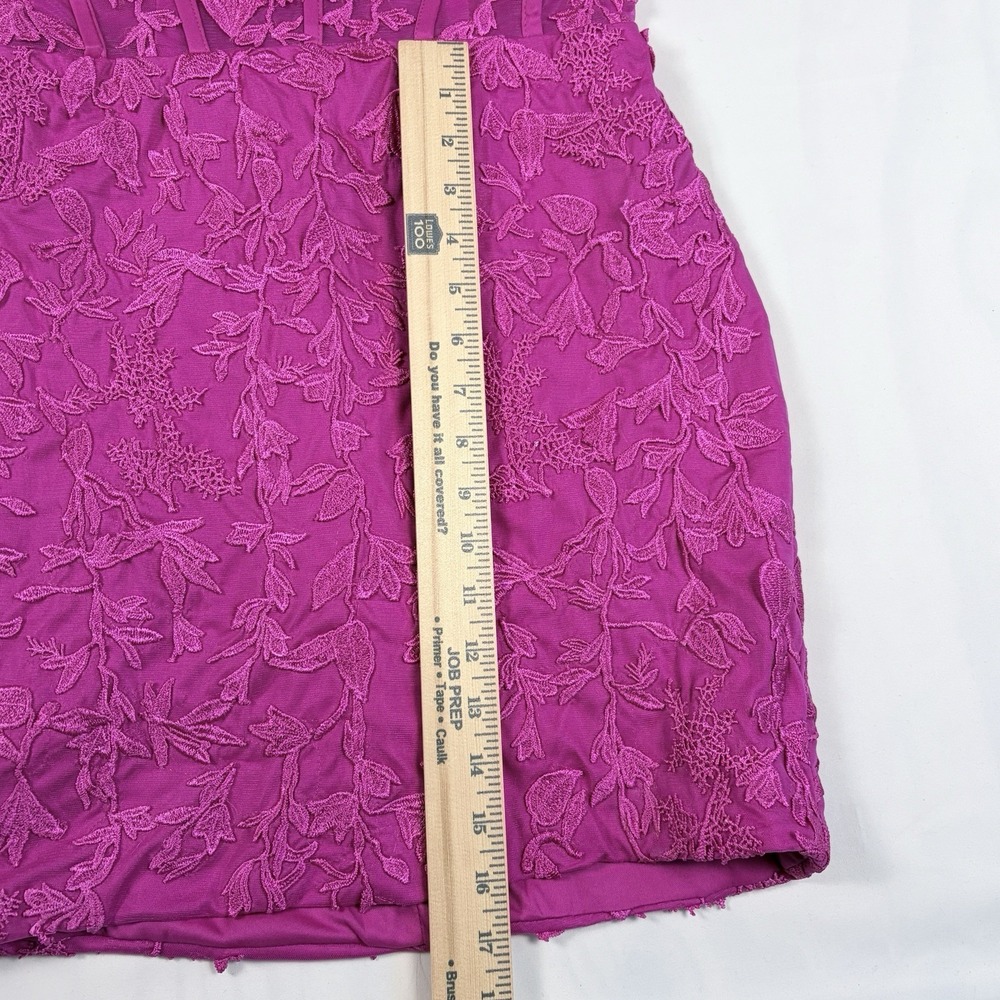 Pink Corset Bustier Mesh Lined Mini Dress Fairycore Party Coquette Sz 6 Lace-up - Picture 7 of 8